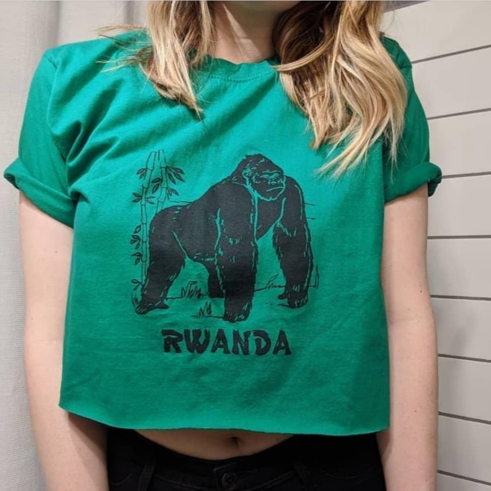 Harambe vibes crop top